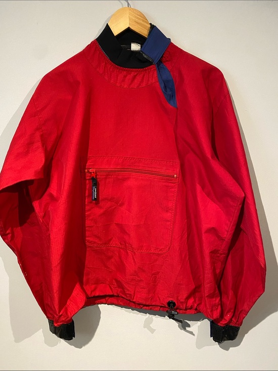 Patagonia Other - Patagonia Vintage 1997 Jacket Red Packable Windbreaker Pullover Anorak